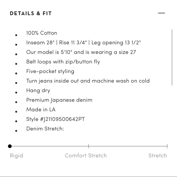 Veronica Beard Ryleigh High Rise Slim Straight Jeans, Petrol Wash, Size 27. NWT - Picture 12 of 13